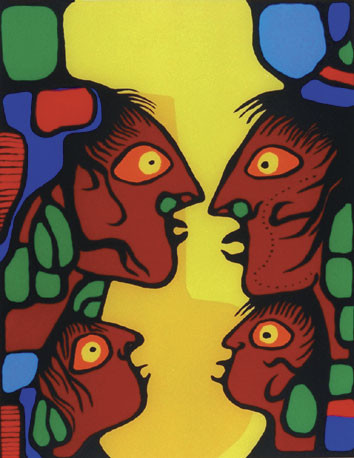 Limited Edition Serigraph "Conversation" Edition of 122